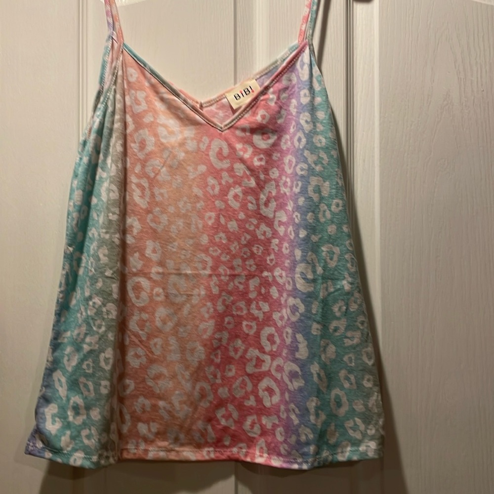 Multicolor Leopard tank - Bibi